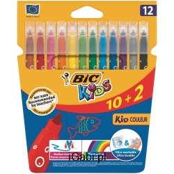 BIC FLAMASTRY 12 SZT. (10 +2 GRATIS)